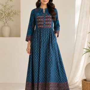 Pure Cotton Kalamkari One Piece
